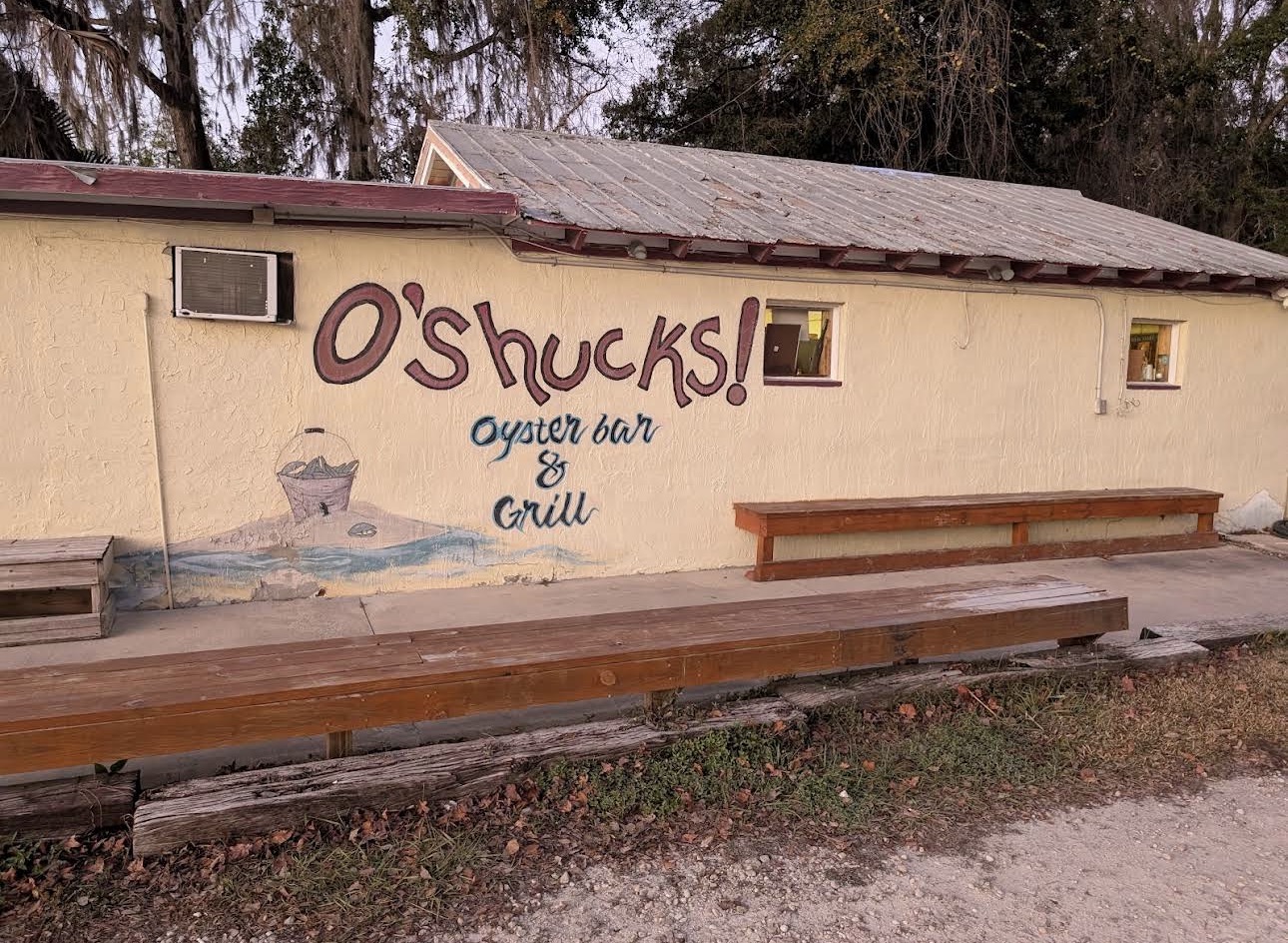 O'Shucks Oyster Bar & Grill exterior in Wildwood, FL